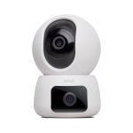 Telecamera Isiwi Wireless TWIN Doppia ottica 2K Dome motorizzata IR LED Audio Bidirezionale Sd Card Stand Alone - ISW-DPI4M2