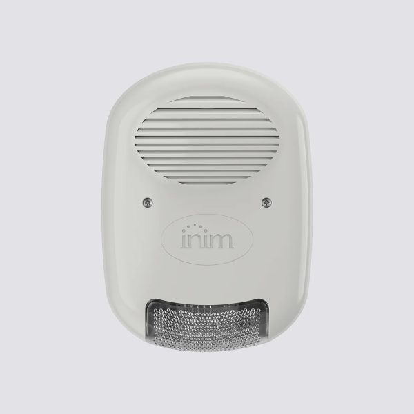 Sirena autoalimentata per esterno con interfaccia I-BUS. 103dB(A)@3m. IP34.