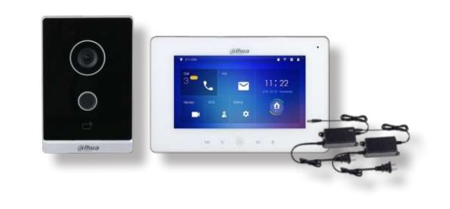 KTW01-S2 Kit VDP Wi-Fi con VTH bianco - immagine 1
