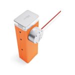 Irreversibile 230 Vac, motore 24 Vdc, con piastra di fondazione, per aste fino a 9 m, con contenitore in acciaio inox