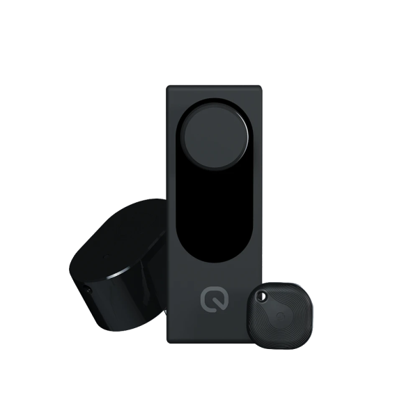 LOQED Pure nera - Pulsante smart. Colore nero