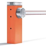 Irreversibile 230 Vac, motore 24 Vdc, con piastra di fondazione, per aste da 4 o 5 m, con contenitore in acciaio inox. Ad uso intensivo