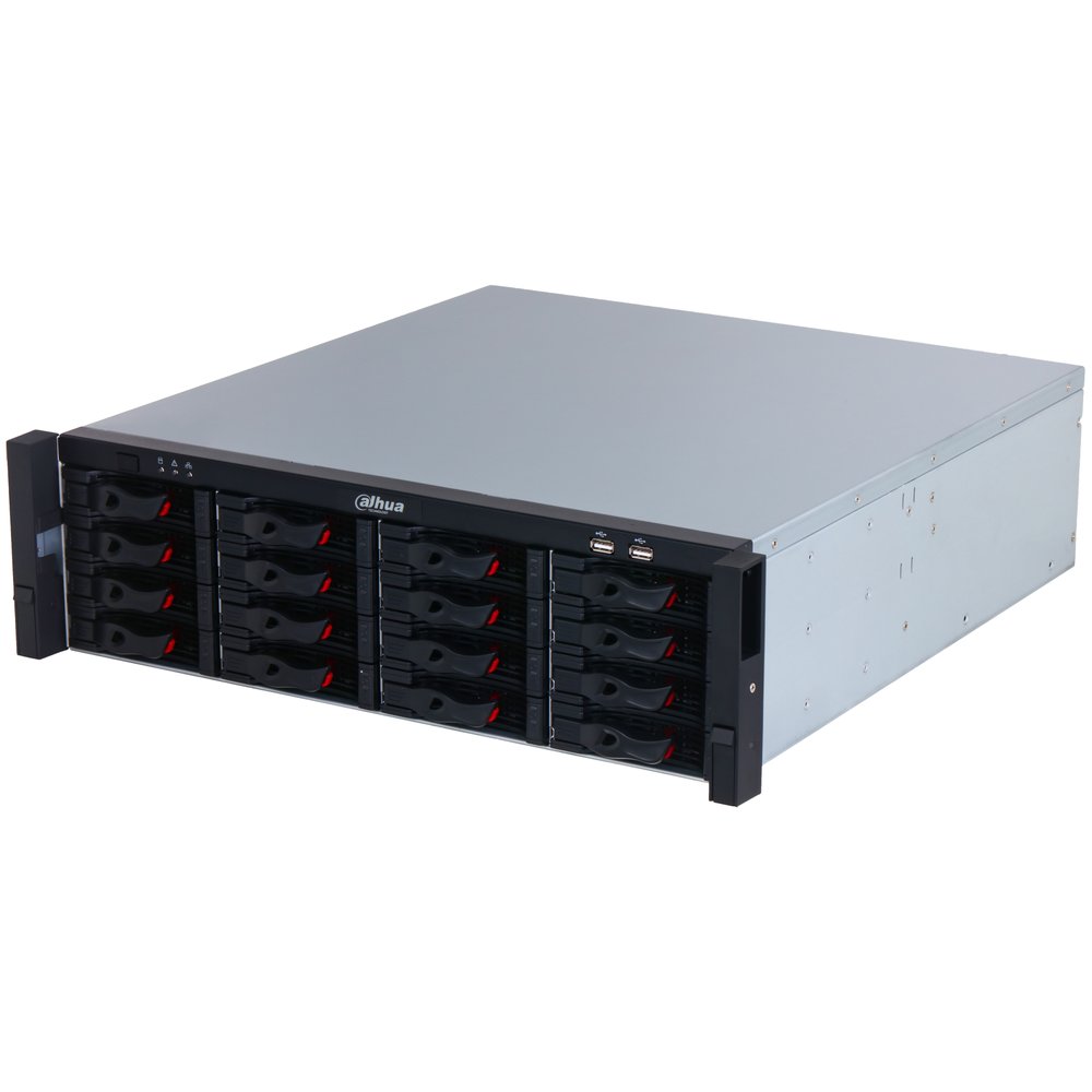 NVR616RH-64-XI NVR AI IP 64 ch 16 HDD 3U alimentazione ridondante - immagine 1
