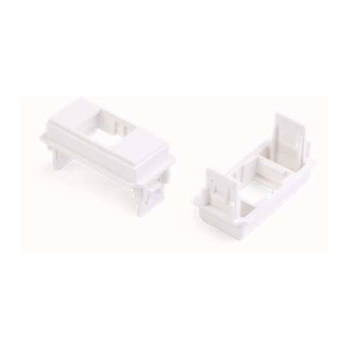 OC-ACC-286001-02 ORCA - Supporto MINI-COM Vimar serie Plana colore bianco (moq. 20 pz.) - immagine 1