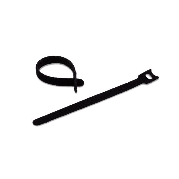 ORCA - Fascetta in velcro colore nero 12X2,5X200mm (conf. 50pz)