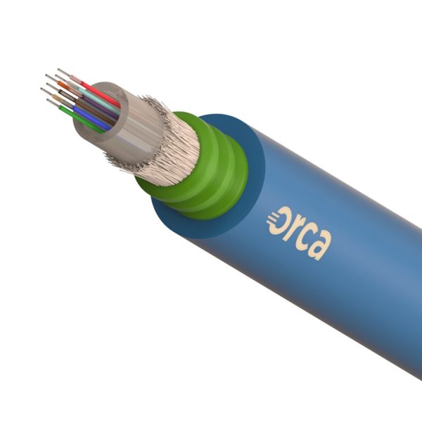 ORCA - Cavo ottico Loose  da esterno CST arm 6 fibre 50/125um OM2 PE colore BLU