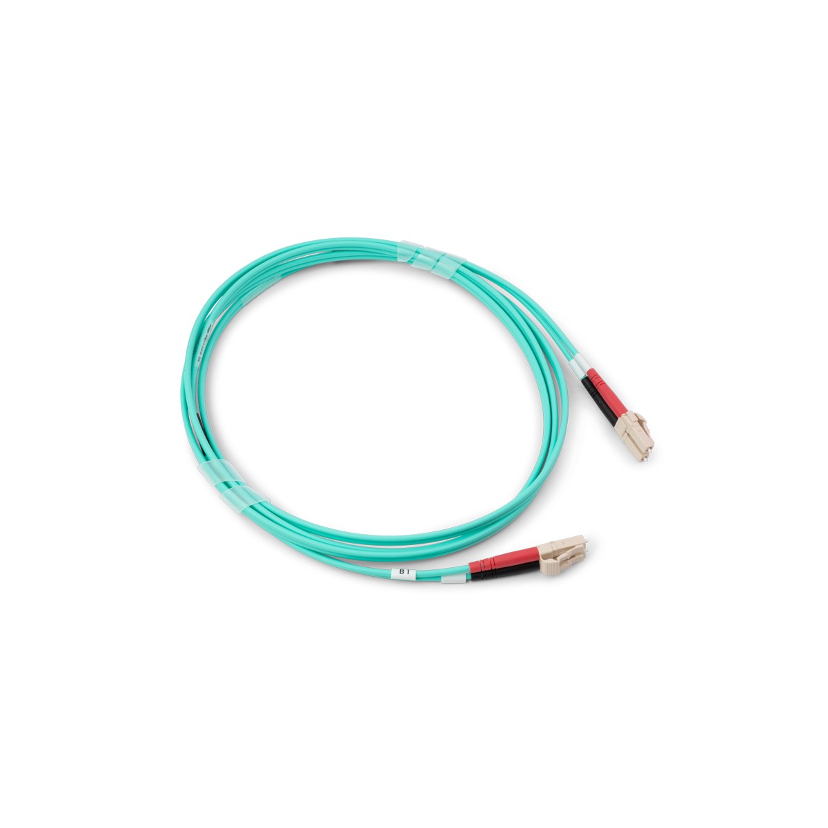 OC-FPL-123314-02 ORCA - Bretella ottica LC-LC DPX LSZH 50/125um OM3 L. 2 mt Acqua - immagine 1