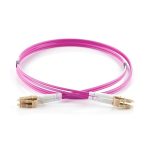 ORCA - Bretella ottica LC-LC DPX LSZH 50/125um OM4 L. 5 mt - MAGENTA