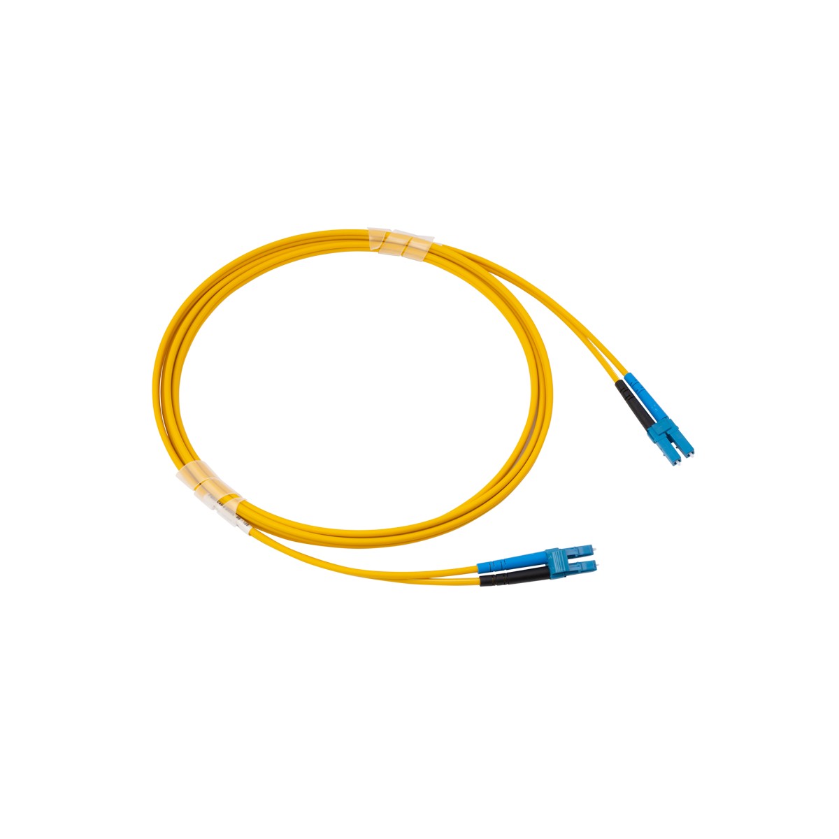 OC-FPL-123713-05 ORCA - Bretella Ottica OS2 G.652 LC - SC/APC Duplex LSZH giallo - 5m - immagine 1