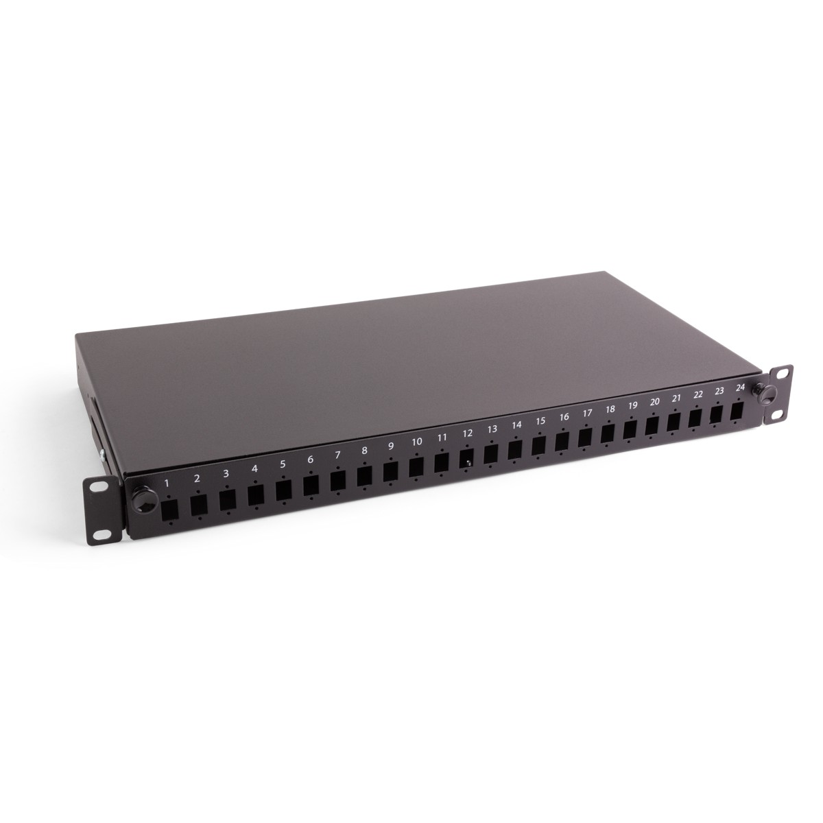 OC-FPP-170310-00N ORCA - Cassetto ottico scarico 24p LC/DPX - SC/SPX 1U con accessori plastici - immagine 1