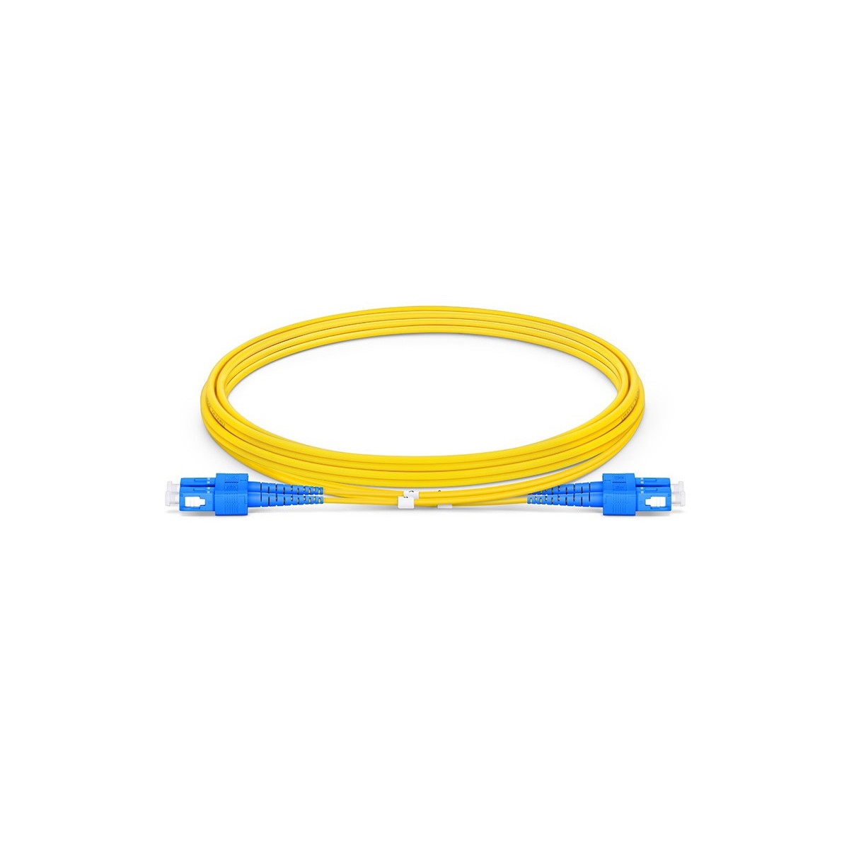 OC-FPS-121113-10 ORCA - Bretella ottica SC-SC DPX LSZH 9/125um OS2 L. 10 mt Giallo - immagine 1