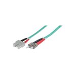 ORCA - Bretella ottica SC-ST DPX LSZH 50/125um OM3 L. 1 mt Aqua