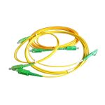 ORCA - Bretella Ottica OS2 G.652 SC/APC -SC/APC Simplex LSZH giallo - 5m (moq. 5 pz)