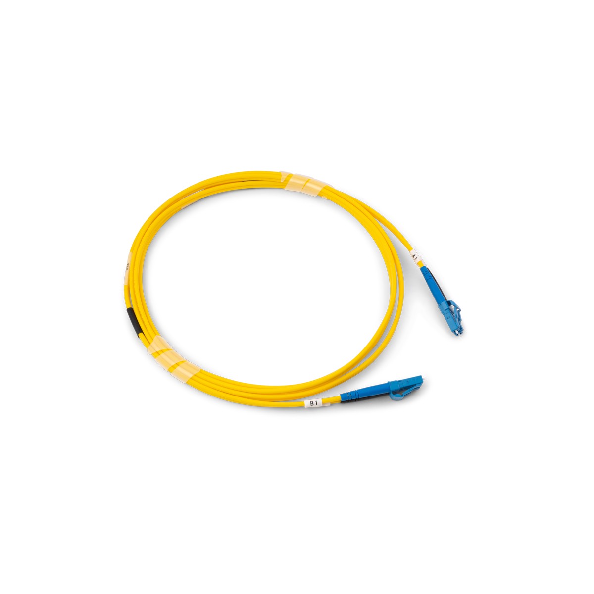 OC-FTH-127708-01 ORCA - Bretella Ottica G.657.A2 SC/APC -SC/APC Simplex LSZH giallo - 1m (moq. 10 pz) - immagine 1