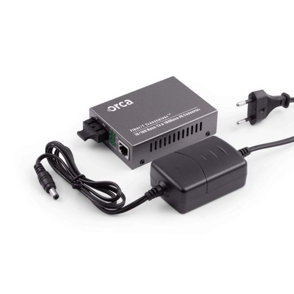 ORCA - Convertitore Fast Ethernet SM 100BaseT-FX, SC (30km)