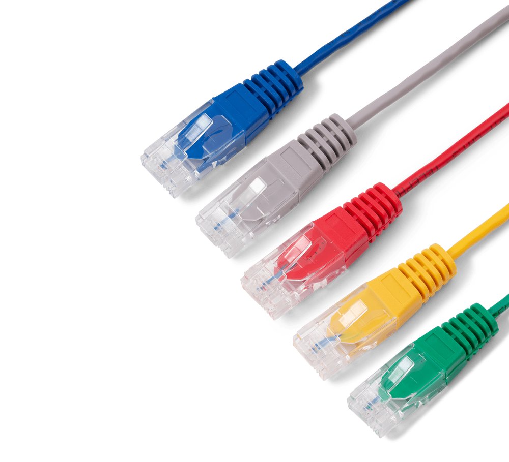 OC-PC3-226108-01 ORCA - Bretella Cat. 3 RJ45/RJ45 1 Cp. L. 1 Mt. Giallo - immagine 1