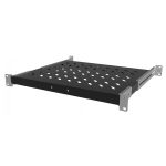 ORCA - Ripiano estraibile lite prof. 345 per rack 600P, 1U, fissaggio 4 montanti, Kg. 30