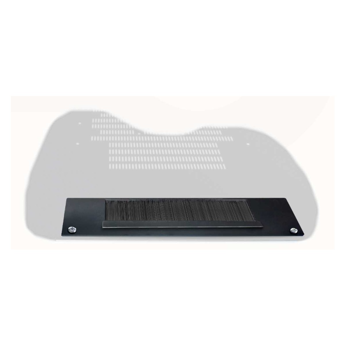 OC-RAC-550101-00N ORCA - Kit spazzola ingresso cavi da tetto armadi Linea N - Nero - immagine 1