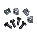 ORCA - Kit 50 viti, rondelle e dadi oscillanti M6 - Colore nero
