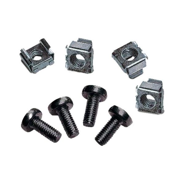 ORCA - Kit 50 viti, rondelle e dadi oscillanti M6 - Colore silver