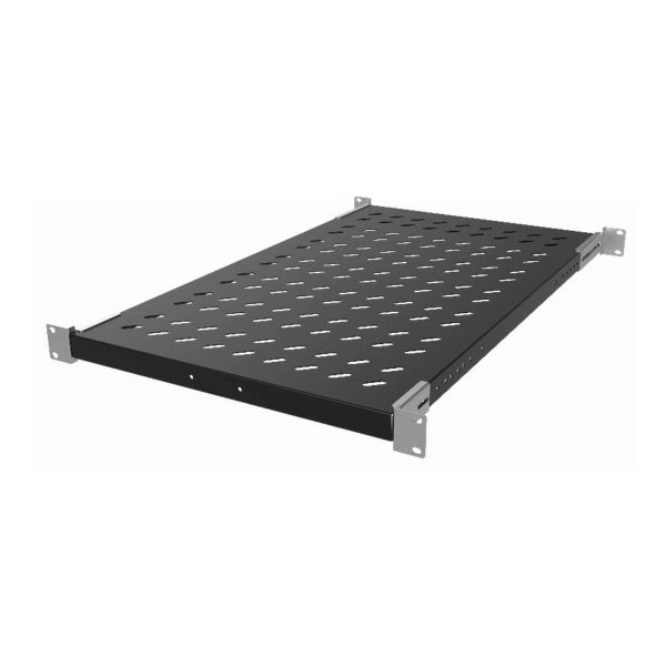ORCA - Ripiano estraibile 740mm per armadio server prof. 1000, fissaggio 4 montanti, 50Kg