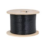 Cavo UTP CAT6A esterno 305 m MDPE rip cord nero