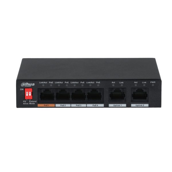 Switch PoE 6 porte (4 PoE 60 W)