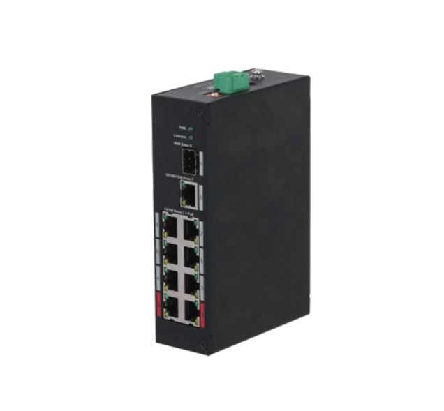 PFS3110-8ET-96-V2 Switch hardened unmanaged 10 porte (8 PoE <96 W) - immagine 1
