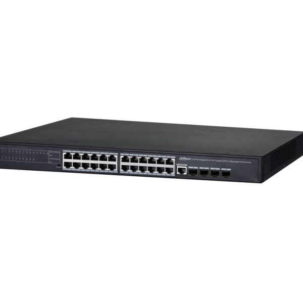 Switch managed 28 porte Gigabit (24 PoE <370 W)