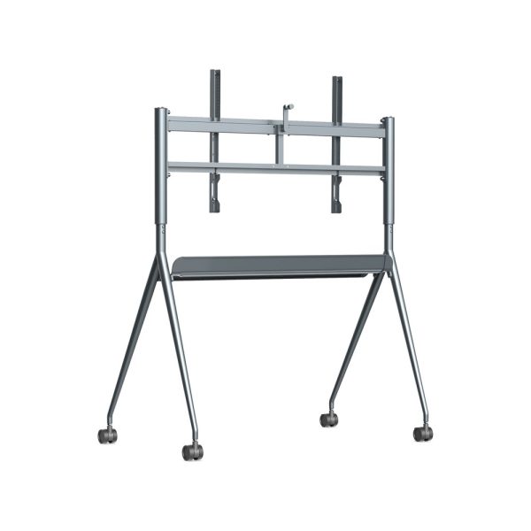 Supporto mobile per whiteboard da 65/75" con staffa regolabile in altezza