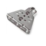 Nice - Accessorio per cancelli a battente, Staffa anteriore regolabile da avvitare.