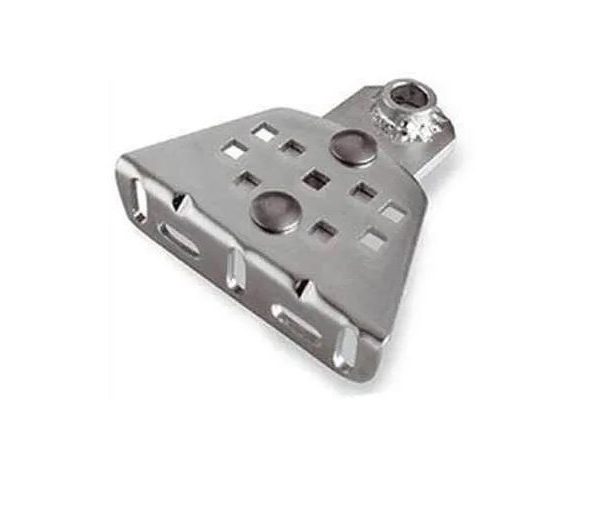 Nice - Accessorio per cancelli a battente, Staffa anteriore regolabile da avvitare.