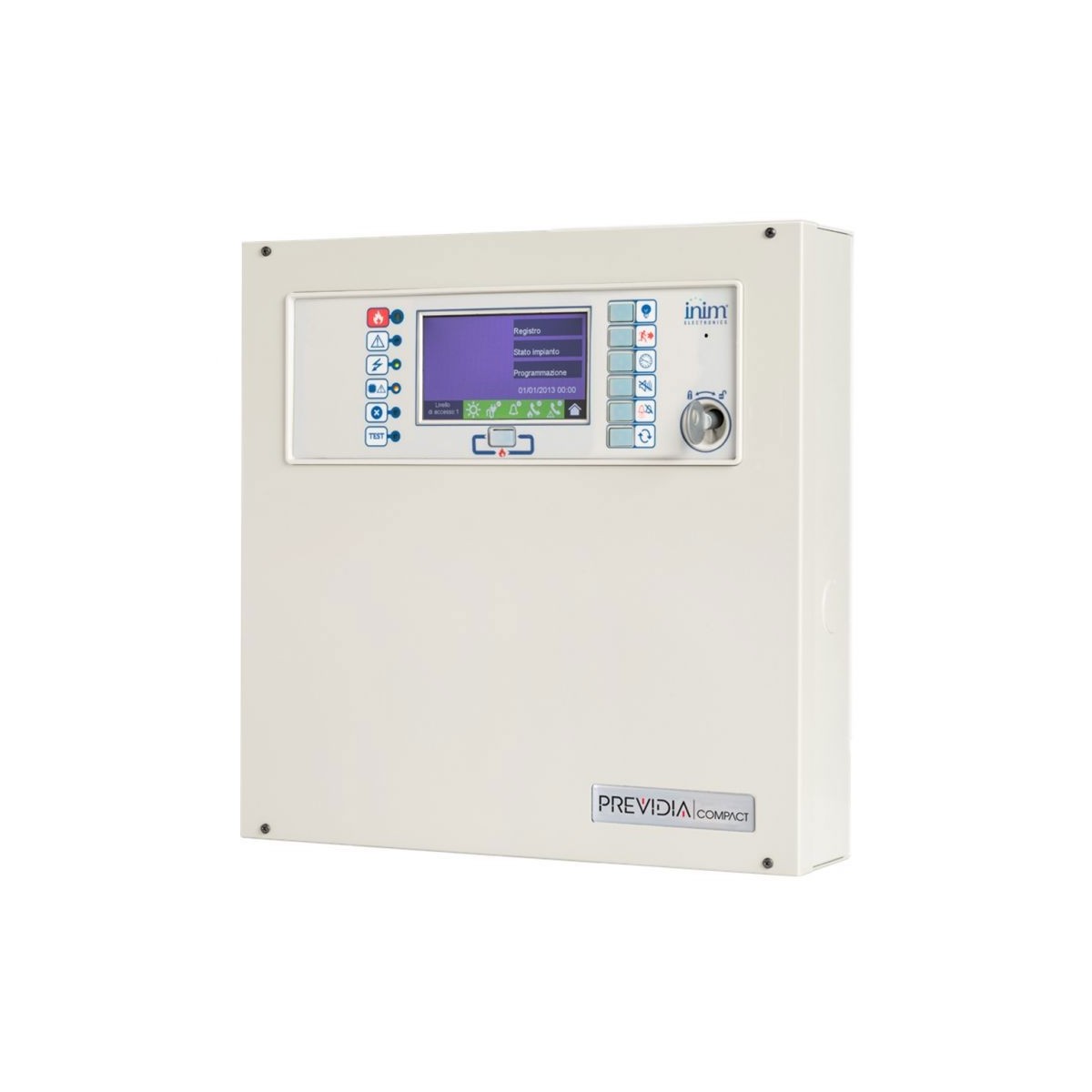 PREVIDIA-C100SG Centrale rivelazione incendio analogica indirizzata equipaggiata con 1 LOOP. - immagine 1