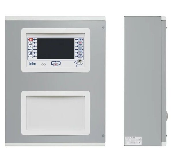 Centrale rivelazione incendio analogica indirizzata equipaggiata con 2 LOOP espandibile.