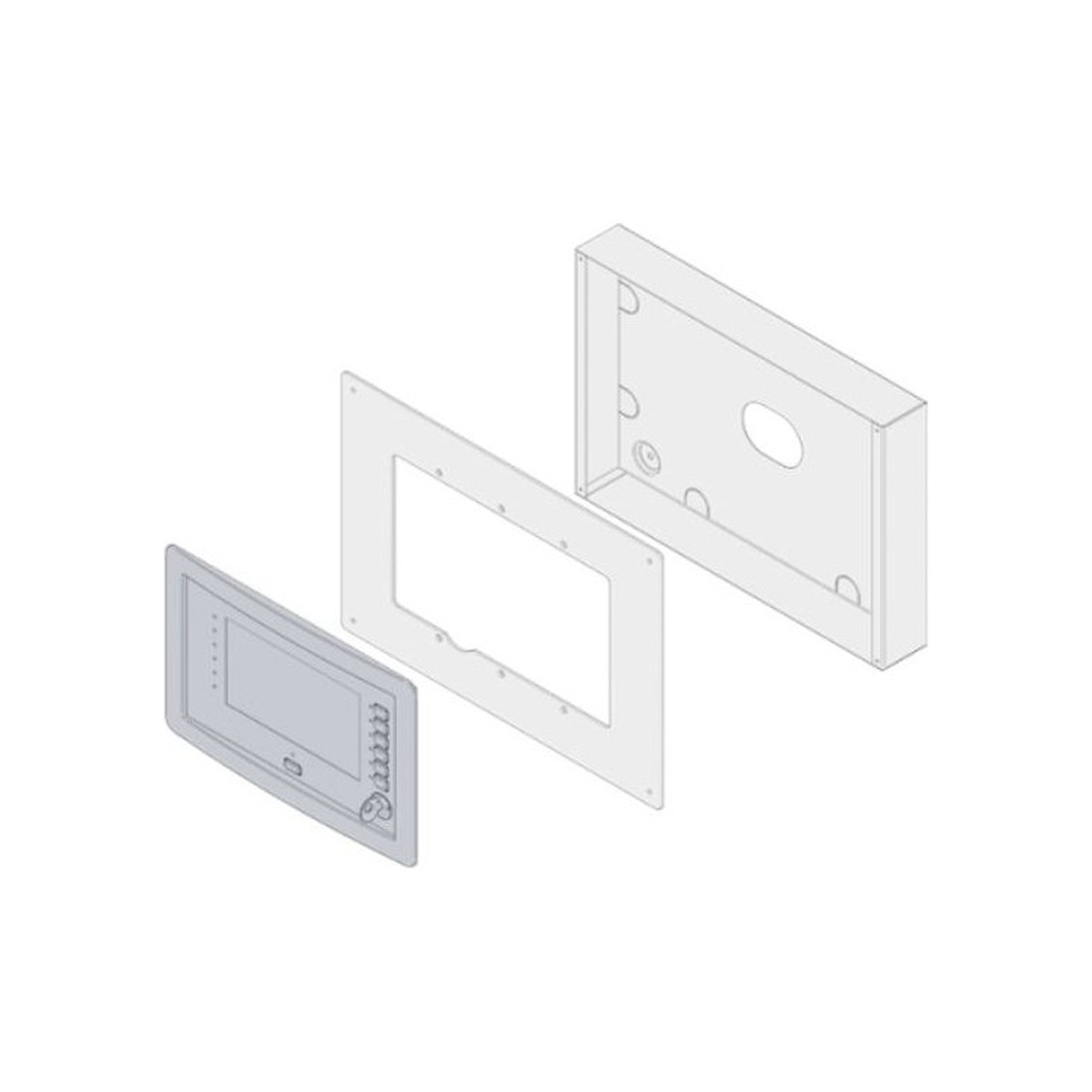 PRREP Contenitore per il montaggio del modulo FPMCPU come ripetitore remoto. - immagine 1