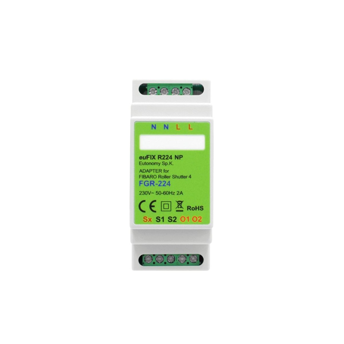 R224NP-euFIX R224NP euFIX - DIN adapter for Roll-Control 2 - immagine 1