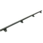 Nice ROA6 - Cremagliera M4 25x20x1000 mm asolata in nylon con inserto metallico, per cancelli fino a 500 kg.