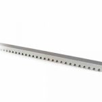 Cremagliera M6 30x30x1000 mm zincata a saldare