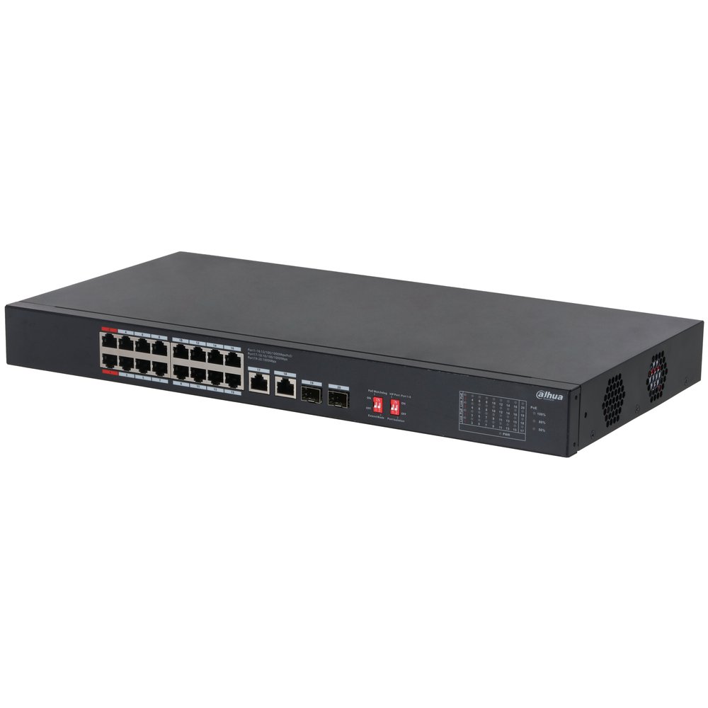 S3220-16GT-240 Switch unmanaged 20 porte Gigabit (16 PoE <240 W) - immagine 1