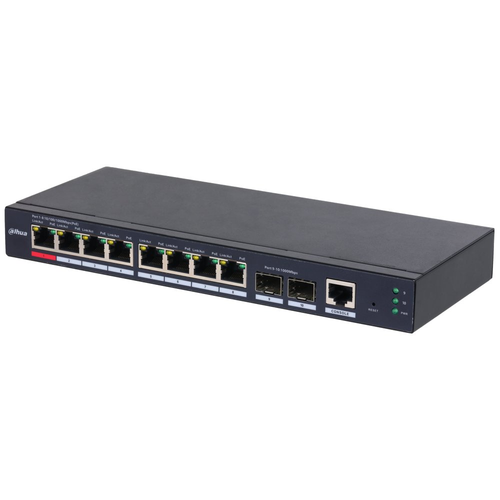 S4210-8GT-110 Switch managed 10 porte Gigabit (8 PoE <110 W) - immagine 1