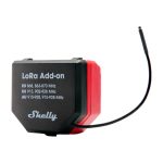 Shelly LoRa Add-on | Modulo Add-on via radio connessione 5KM. Colore nero