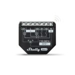 Shelly Plus 2PM Gen4 - Smart Relay Tapparelle 16A AC/DC WiFi/BT/Matter/Zigbe +PM. Colore nero
