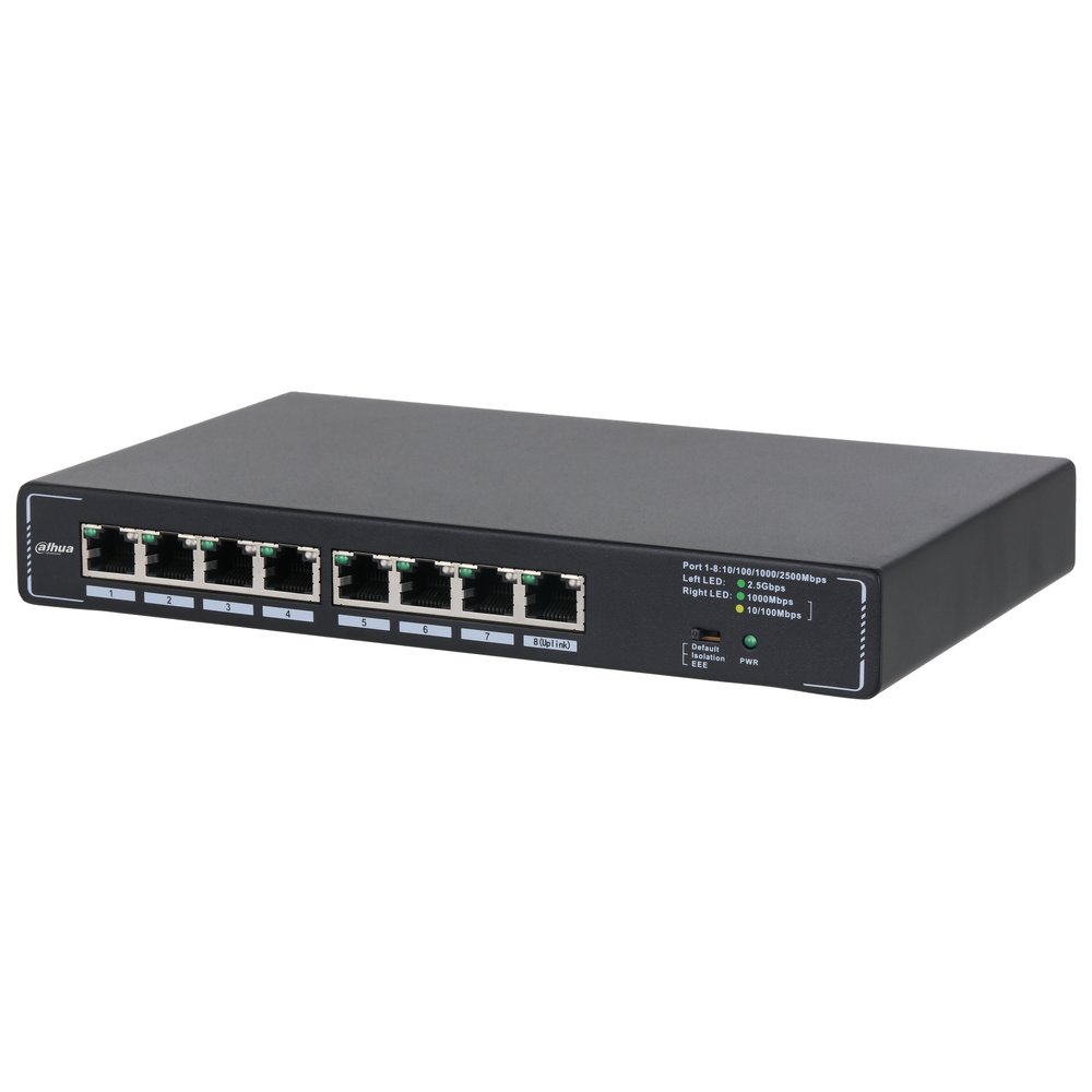 SMG1008 Switch Multi-Giga unmanaged 8 porte 10/100/1000/2500 Mbps - immagine 1