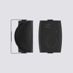 Diffusori da parete dotato di un sistema a 2 speaker (woofer 5" e tweeter 1.