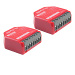 Shelly 1PM Gen4 - confezione da 2 pezzi, Misuratore di energia, Wi-Fi/Zigbee/BT/Matter
