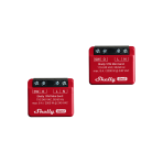 Shelly Mini 1PM Gen3 - confezione da 2 pezzi, Misuratore di energia, Wi-Fi/BT/Matter + PM - immagine 2