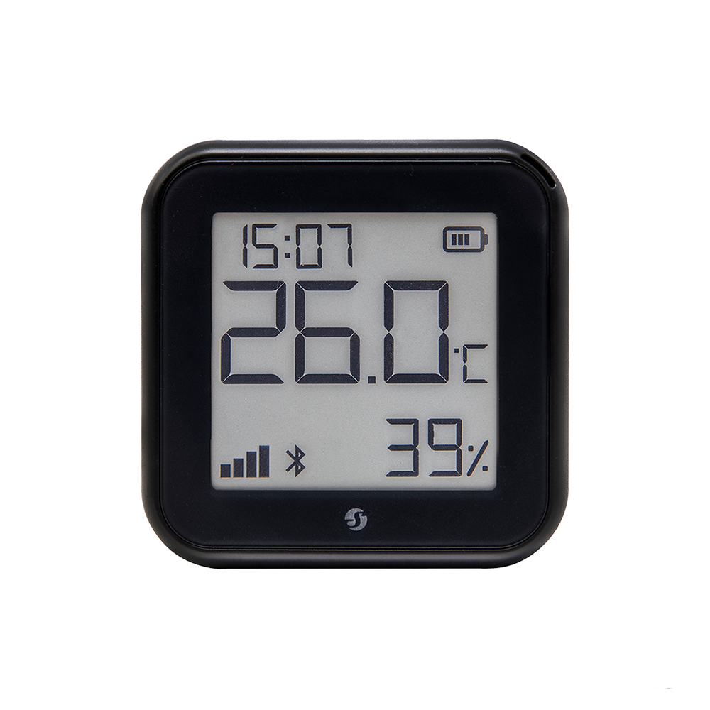 Shelly-H-and-T-Gen3-Black-main-image.png Shelly H&T Gen3 con display - Wi-Fi/BT. Colore moka - immagine 1