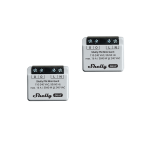 Shelly Mini PM Gen3 - confezione da 2 pezzi, Misuratore di energia, 16A Wi-Fi/BT. Colore grigio - immagine 2