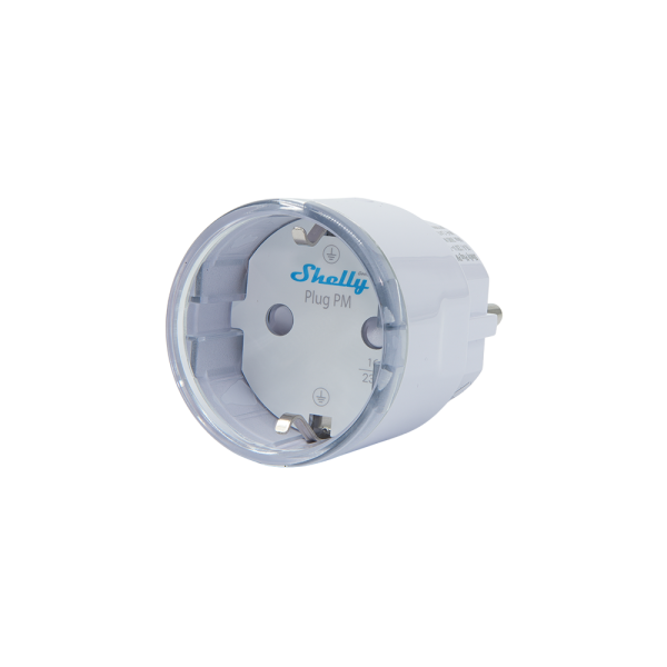 Shelly Plug PM Gen3 White Wi-Fi/BT + PM - Sensore di distanza, 16A
