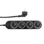 Shelly Power Strip 4 Gen4 Black Wi-Fi/BT + PM - Multipresa smart - immagine 2